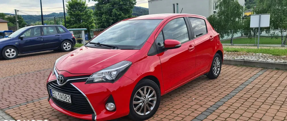 toyota yaris małopolskie Toyota Yaris cena 43600 przebieg: 49000, rok produkcji 2016 z Myślenice